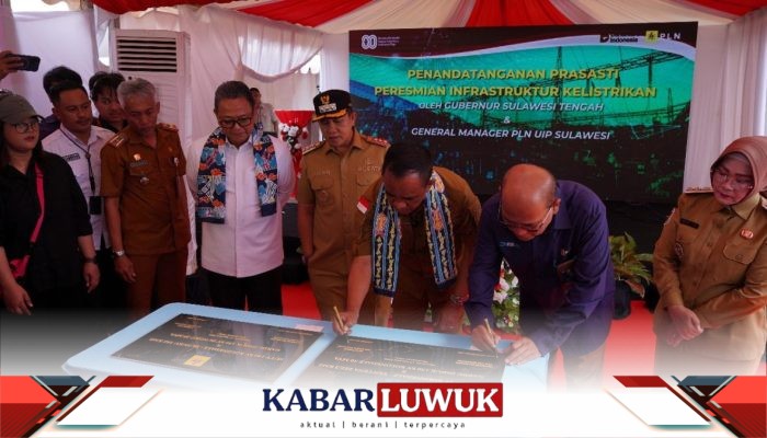 Gubernur Sulawesi Tengah Resmikan Infrasturktur Ketenagalistrikan Sekala Besar Pertama di Morowali, Kado Manis HUT ke-80 RI