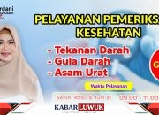 Layanan Kesehatan Gratis dari Wakil Ketua DPRD Banggai, Wardani Murad Ajak Warga Peduli Kesehatan
