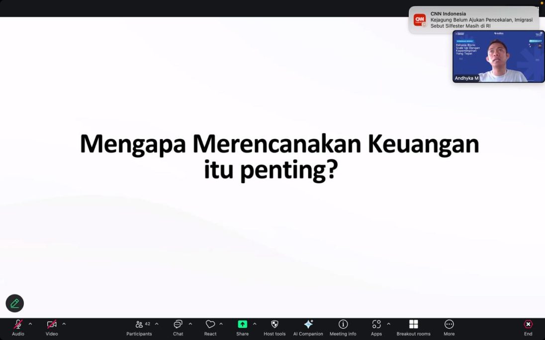 Webinar Bisnis TDA X Indibiz: Kupas Tuntas Strategi Scale Up dengan Kepemimpinan yang Tepat