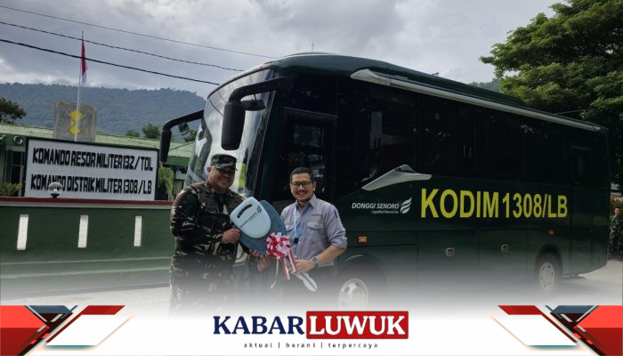 DSLNG Kembali Hibahkan Kendaraan Operasional Bagi Kodim 1308 dan Polres Banggai