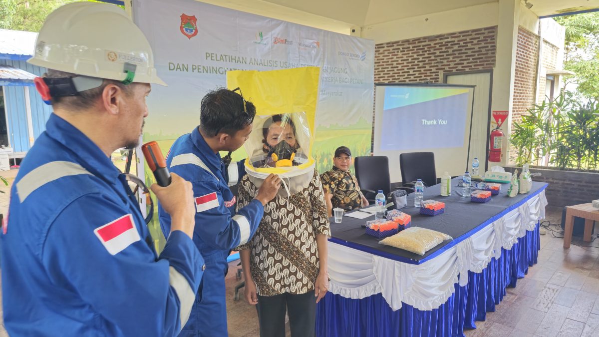 DSLNG Gelar Pelatihan Analisis Usaha Pertanian Jagung dan Kesadaran Keselamatan Petani