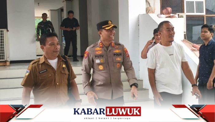 Kapolres dan Dandim Pimpin Pengamanan Aksi Unjuk Rasa di DPRD Banggai