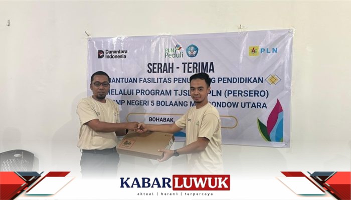 PLN UIP Sulawesi Salurkan Bantuan Fasilitas TIK untuk SMP Negeri 5 Bolaang