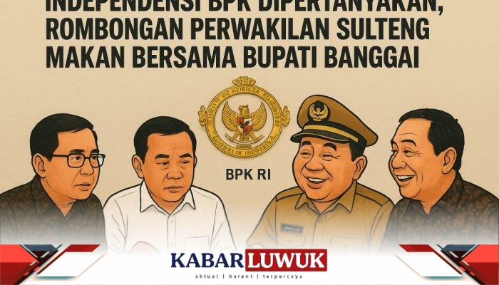 Independensi BPK Dipertanyakan, Rombongan Perwakilan Sulteng Makan Bersama Bupati Banggai