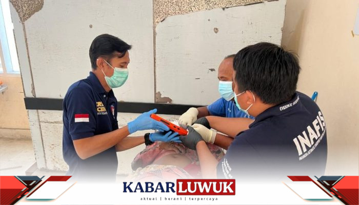 Polisi Identifikasi Korban Kebakaran Kapal KM. Maryam Indah di Luwuk