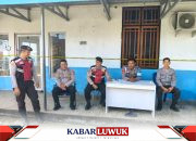 Personel Polsek Tinangkung Jaga Dapur SPPG Tinangkung Pasca Insiden Dugaan Keracunan Massal