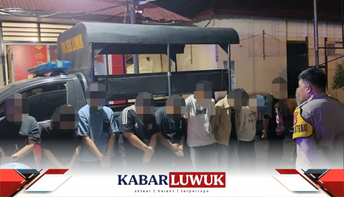 Polisi Grebek 11 Muda Mudi Sedang Pesta Miras di Indekos Kota Luwuk
