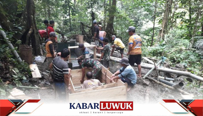 Aleg Gerindra Banggai Wujudkan Air Bersih di Desa Lokait