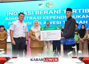 Wagub Reny Launching Inovasi Berani Tertib Administrasi Kependudukan, Dirangkai Nikah Massal 60 Pasangan di Parigi Moutong