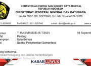 Dua Perusahaan Tambang di Banggai Disanksi Kementerian ESDM, Kegiatan Penambangan Dihentikan Sementara
