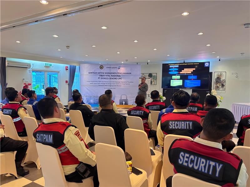 DSLNG Perkuat Sistem Manajemen Pengamanan, Tekankan Sinergi dan Budaya Keamanan
