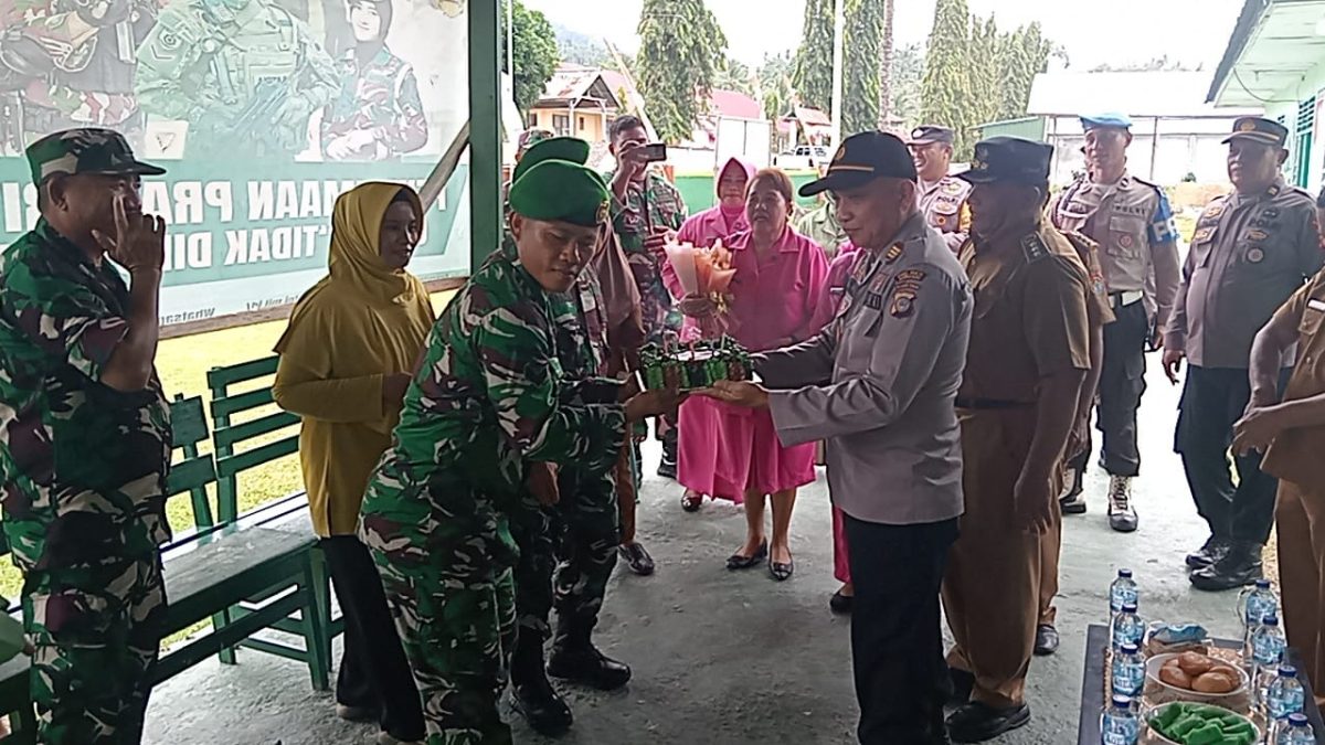 HUT TNI Ke-80, Jajaran Polres Banggai Beri Kejutan di 6 Markas Komando