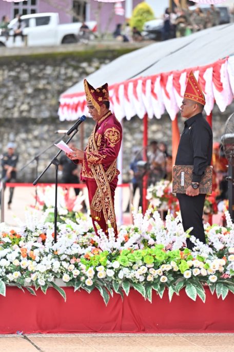 Gubernur Anwar Hafid Pimpin Upacara HUT ke-12 Kabupaten Morowali Utara: Bersatu dalam Harmoni untuk Maju Bersama
