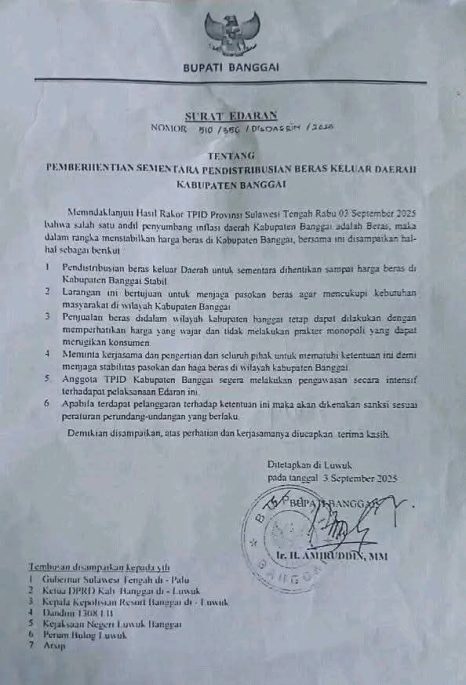Petani Bakal Gugat Pemerintah, Larangan Jual Beras ke Luar Daerah Dinilai Rugikan Masyarakat dan Langgar Hukum