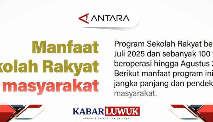 Manfaat Sekolah Rakyat Bagi Masyarakat