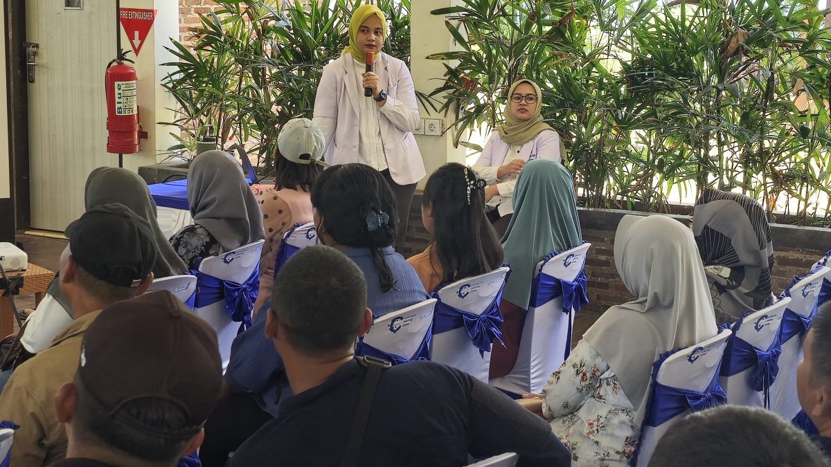 Dukung Pola Hidup Sehat Karyawan,DSLNG Hadirkan Pemeriksaan dan Penyuluhan Kesehatan bagi Personil Keamanan