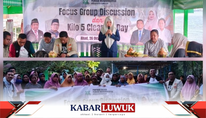 Pemuda Muhammadiyah Luwuk “Belanja Masalah”, Hadirkan Para Pahlawan Kebersihan