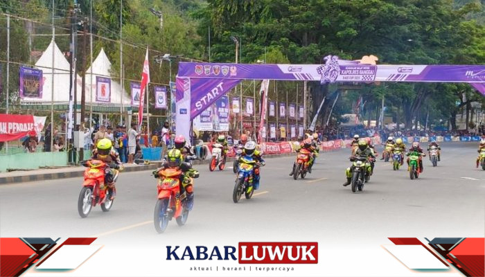 Kapolres Banggai Cup 2025 Sukses Digelar, Puluhan Pembalap Ramaikan Sirkuit Tugu Adipura Luwuk