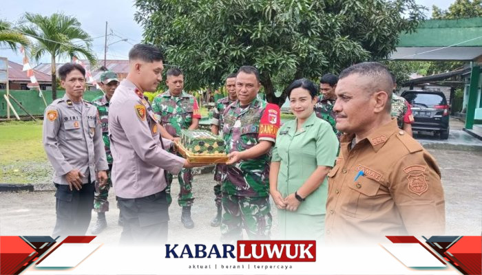 HUT TNI Ke-80, Jajaran Polres Banggai Beri Kejutan di 6 Markas Komando