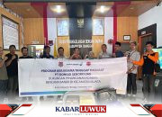 DSLNG Salurkan Bantuan untuk Korban Bencana di Poso dan Bunta