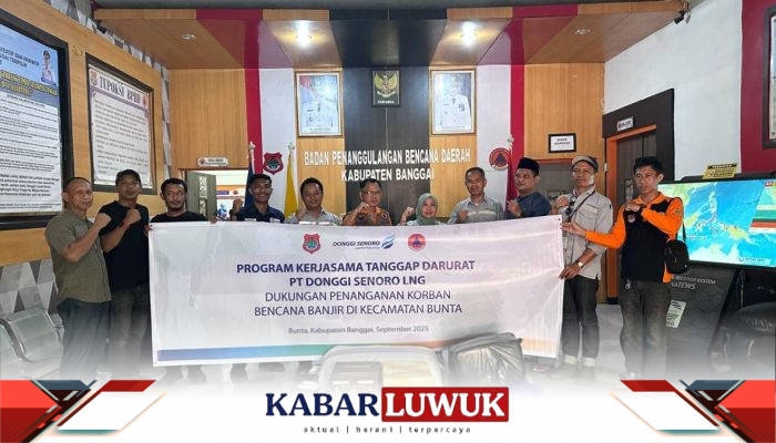 DSLNG Salurkan Bantuan untuk Korban Bencana di Poso dan Bunta