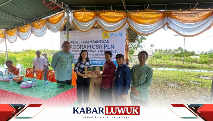 Dorong Ekonomi Pesisir, PLN UIP Sulawesi salurkan bantuan Budidaya Ikan Air Payau di Pohuwato