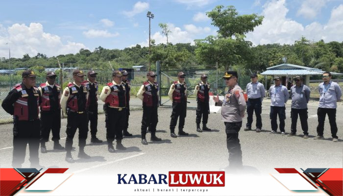 Pastikan Standar Pengamanan, Polda Sulteng Laksanakan Kunjungan Pembinaan Satpam di Kilang DSLNG