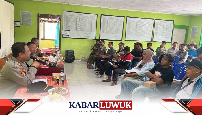 Kapolsek Toili Hadiri Sosialisasi Penetapan HET Pupuk Bersubsidi untuk Ketahanan Pangan