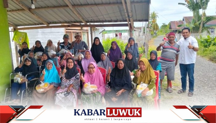 Inflasi, Aleg Gerindra Bersama Keluarga Murad Husain Salurkan Bantuan Sembako di Banggai