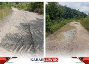 Warga Keluhkan Jalan Rusak Parah Menuju DesaTompotika Makmur