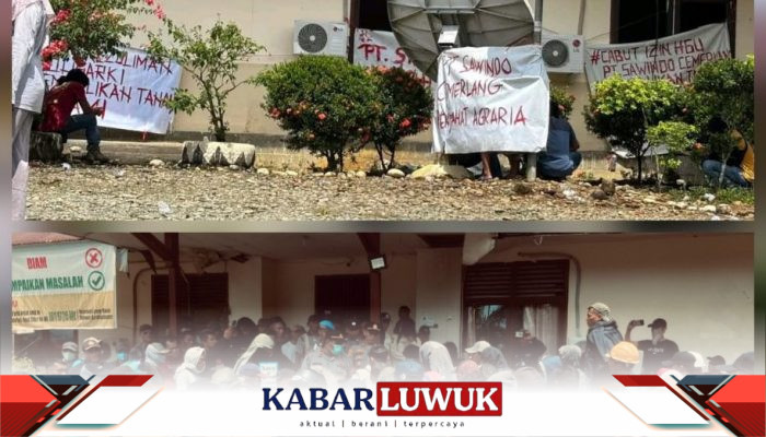 Rakyat Masing Duduki dan Boikot Kantor PT Sawindo Cemerlang