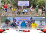 Peringati Hari Armada RI Tahun 2025, Posal Luwuk Lanal Palu Gelar Baksos dan Penanaman Mangrove di Siuna