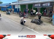 Polisi Olah TKP Kecelakaan yang Sebabkan Warga Lobu Banggai Patah Kaki