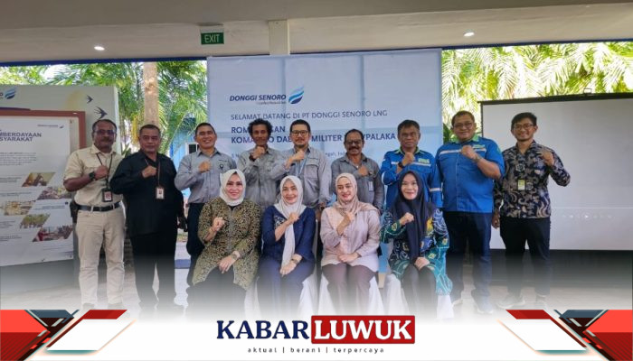 Persit Kodam XXIII/Palaka Wira Kunjungi Fasilitas DSLNG