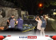 Polisi Olah TKP Mobil Pengangkut BBM Ilegal