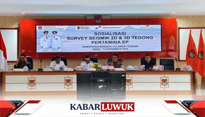 Pertamina EP Sosialisasi Survei Seismik di Wilayah Toili Barat Kepada Bupati dan Forkopimda Banggai
