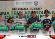 Dukung Bupati Atasi Sampah, IMIP Bantu Truk dan Kontainer