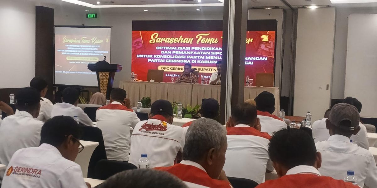 Perkuat Konsolidasi dan Kapasitas Kader, DPC Gerindra Banggai Gelar Sarasehan Temu Kader