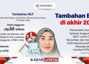 Tambahan BLT di akhir 2025