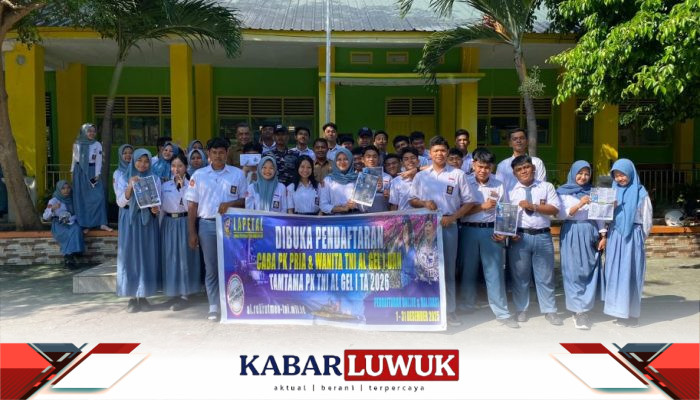 Posal Luwuk Lanal Palu Laksanakan Sosialisasi Penerimaan Caba dan Cata PK TNI AL Gelombang I Tahun 2026