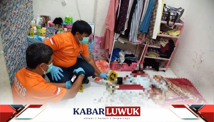 Polres Banggai Olah TKP Kasus Pembunuhan di Mess Karyawan All Swalayan