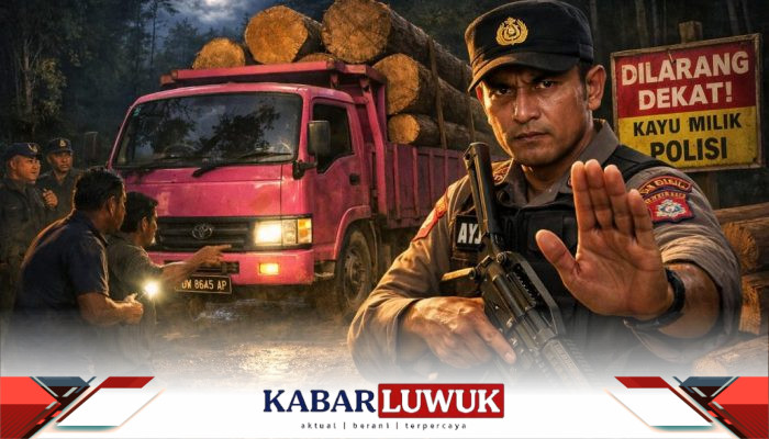 Diduga Terlibat Ilegal Logging, Kayu Oknum Anggota Polsek Bualemo Sempat Diamankan Warga