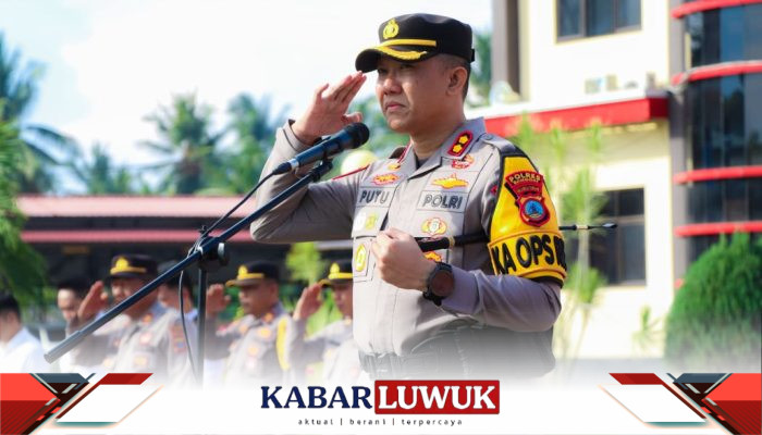Kapolres AKBP Putu Ambil Apel Terakhir, Sampaikan Pesan Tulus Layani Masyarakat