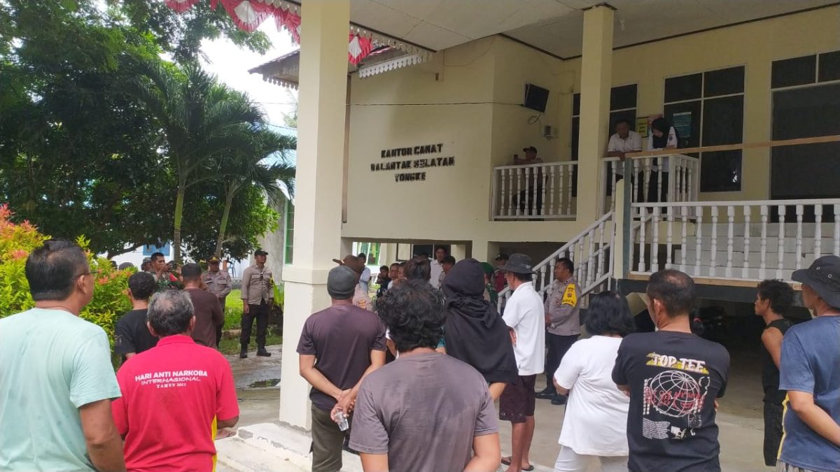 Polsek Balantak Amankan Aksi Unjuk Rasa Koperasi Merah Putih di Tongke