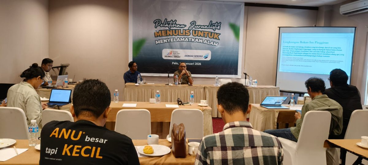 AMSI Sulteng Perkuat Liputan Lingkungan Lewat Pelatihan Jurnalis “Menulis untuk Menyelamatkan Alam”