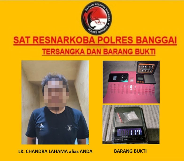 Jadikan Rental PS Tempat Transaksi, Polres Banggai Tangkap Pengedar Sabu