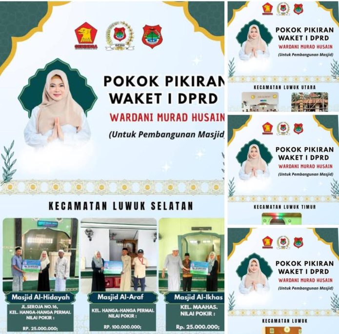 Waket I DPRD Banggai Rilis Realisasi Pokir Tahun Anggaran 2025