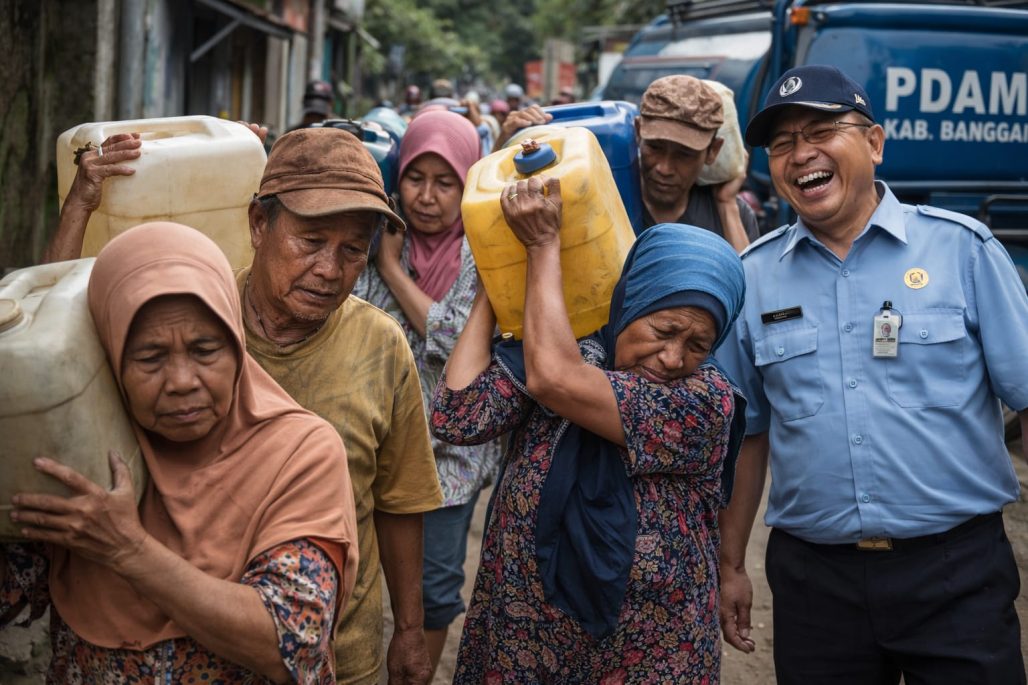 Luwuk Kota Berair Dilanda Krisis Air Bersih, Warga Minta Bupati Evaluasi PDAM
