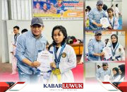 Ketua BTC Beri Bonus 13 Atlet Peraih Medali di Open Turnamen Taekwondo Gubernur Cup