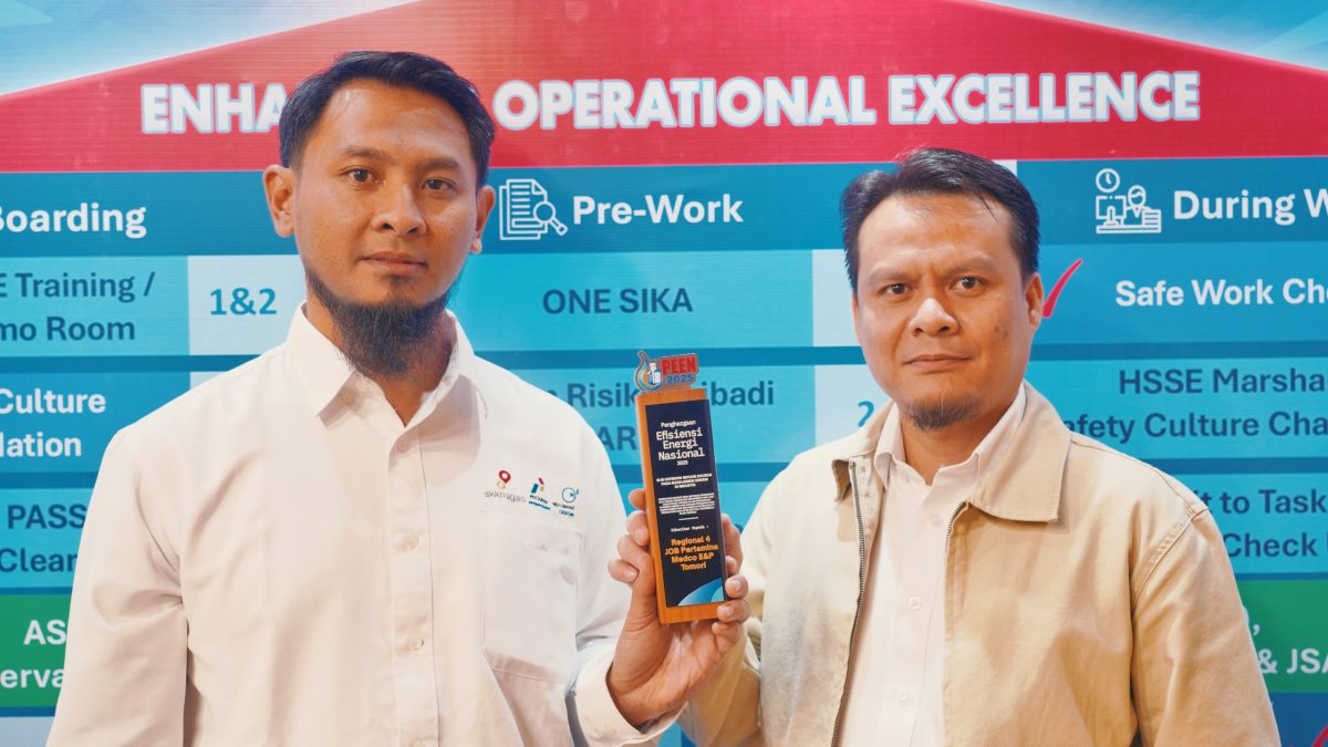 JOB Pertamina–Medco E&P Tomori Raih Penghargaan Efisiensi Energi Nasional 2025